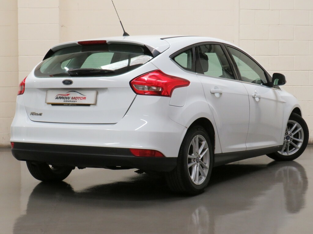 Ford Focus Hatchback 1.5 Tdci Zetec Euro 6 Ss 201565 YK65YTU White #3
