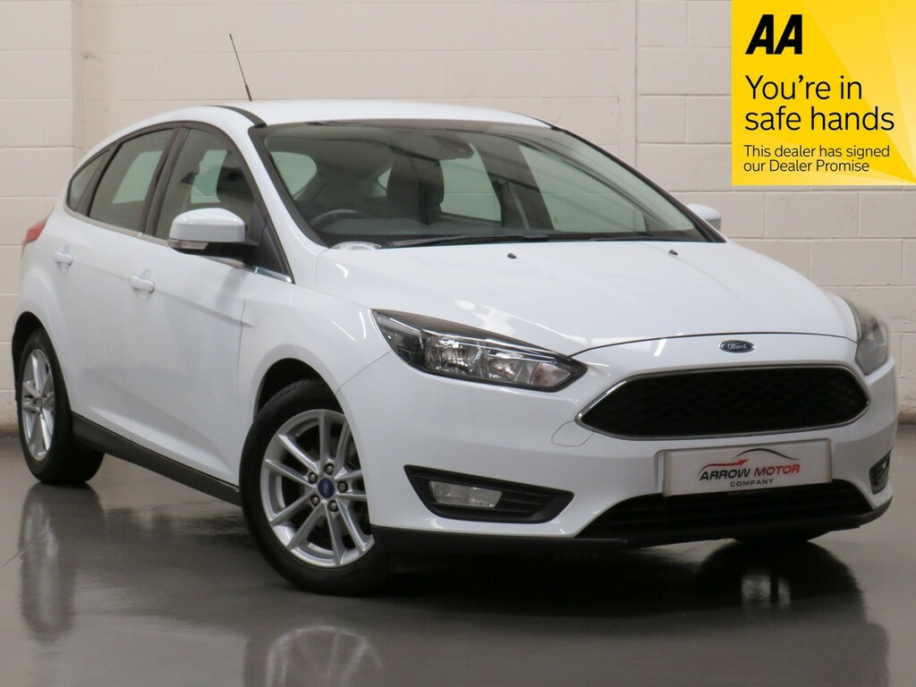 Ford Focus Hatchback 1.5 Tdci Zetec Euro 6 Ss 201565 YK65YTU White