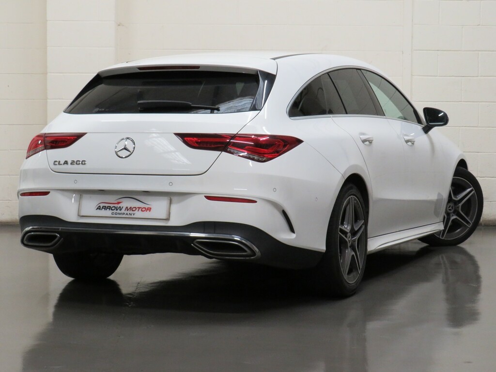 Mercedes-Benz CLA Class Estate 1.3 Cla200 Amg Line Shooting Brake 7G-dct E WA69VFD White #3