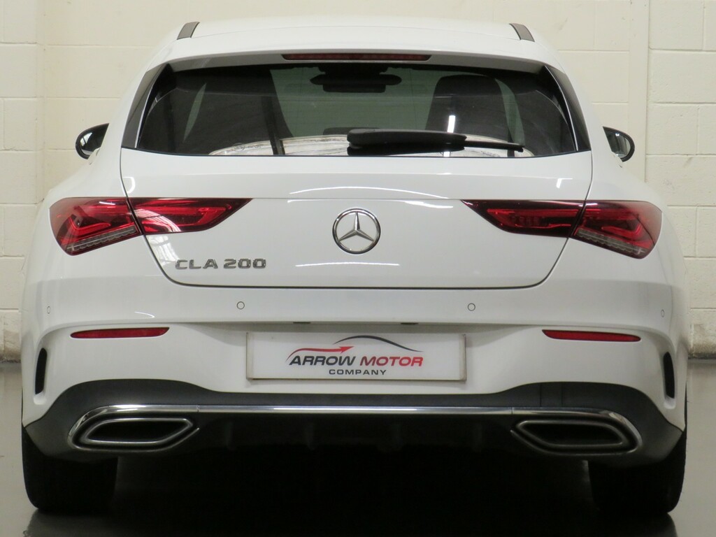 Mercedes-Benz CLA Class Estate 1.3 Cla200 Amg Line Shooting Brake 7G-dct E WA69VFD White #4