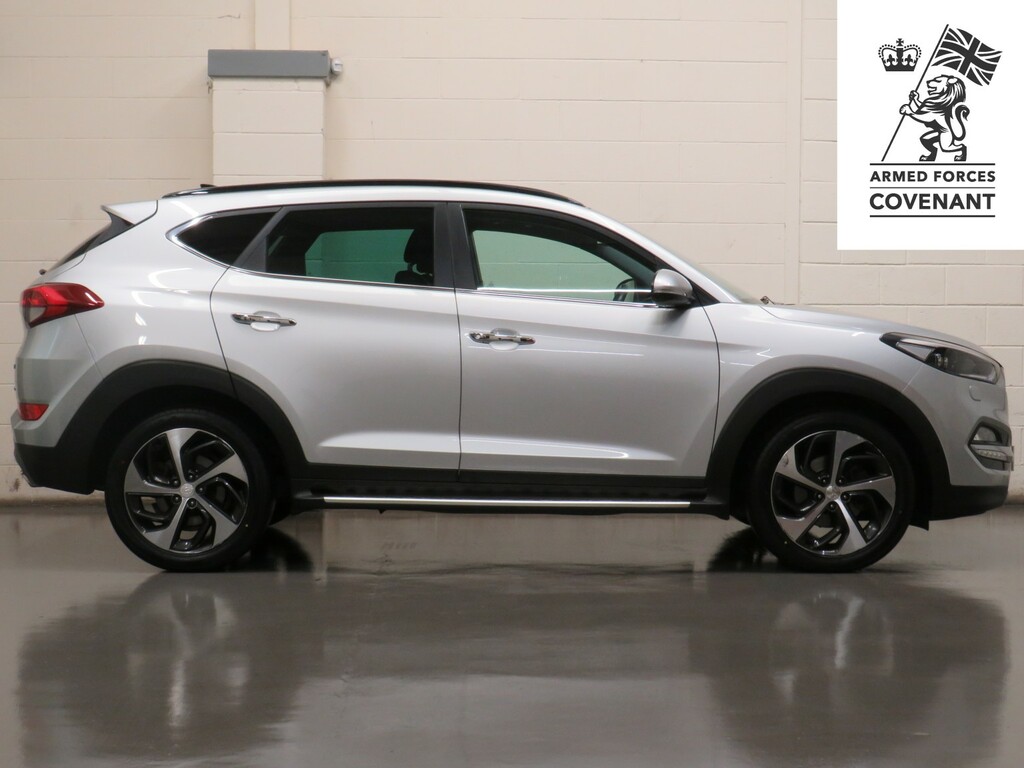 Hyundai Tucson Suv 2.0 Crdi Premium Se 4Wd Euro 6 2016 NU66AXK Silver #2