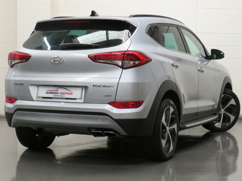 Hyundai Tucson Suv 2.0 Crdi Premium Se 4Wd Euro 6 2016 NU66AXK Silver #3
