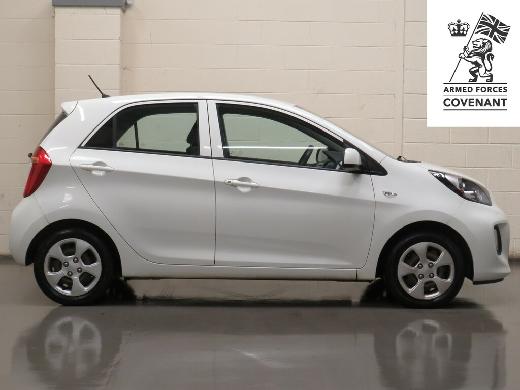 Kia Picanto 1.0 1 Euro 6 White #2
