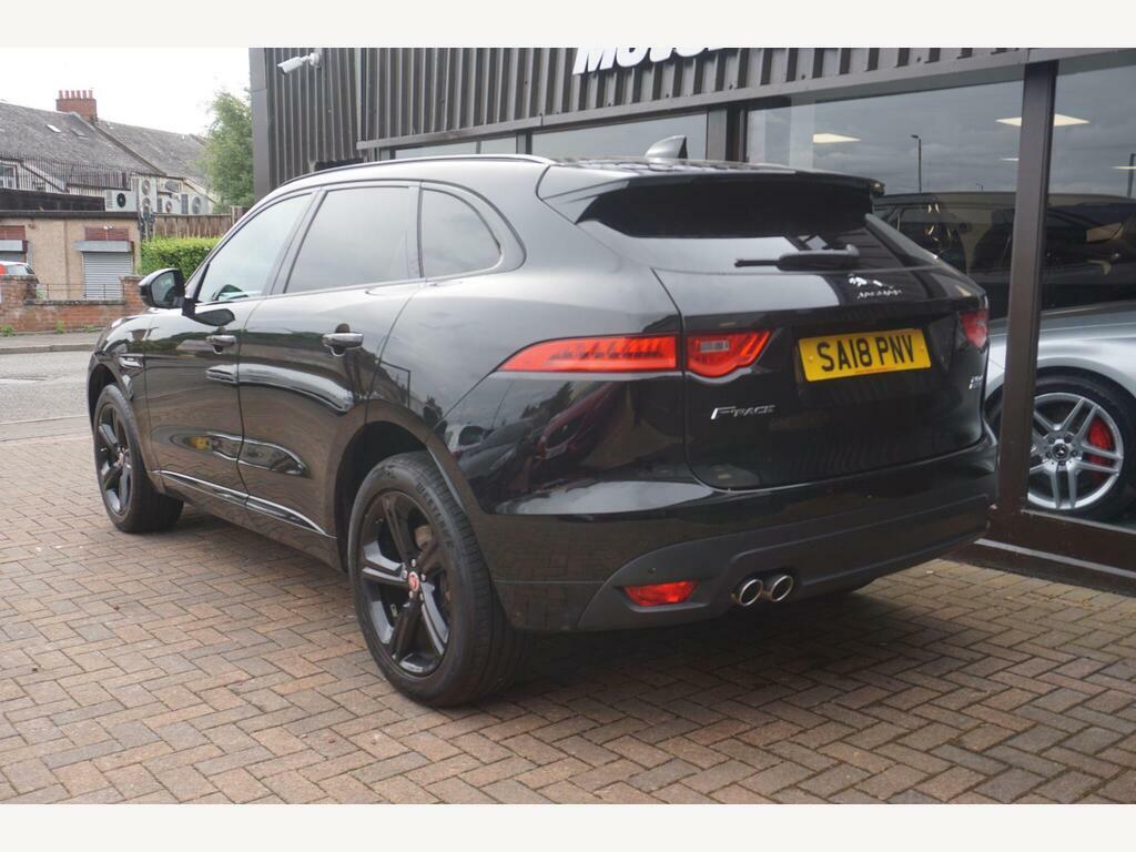 Jaguar F-Pace 2.0 D180 R-sport Awd Euro 6 S S SA18PNV Black #3
