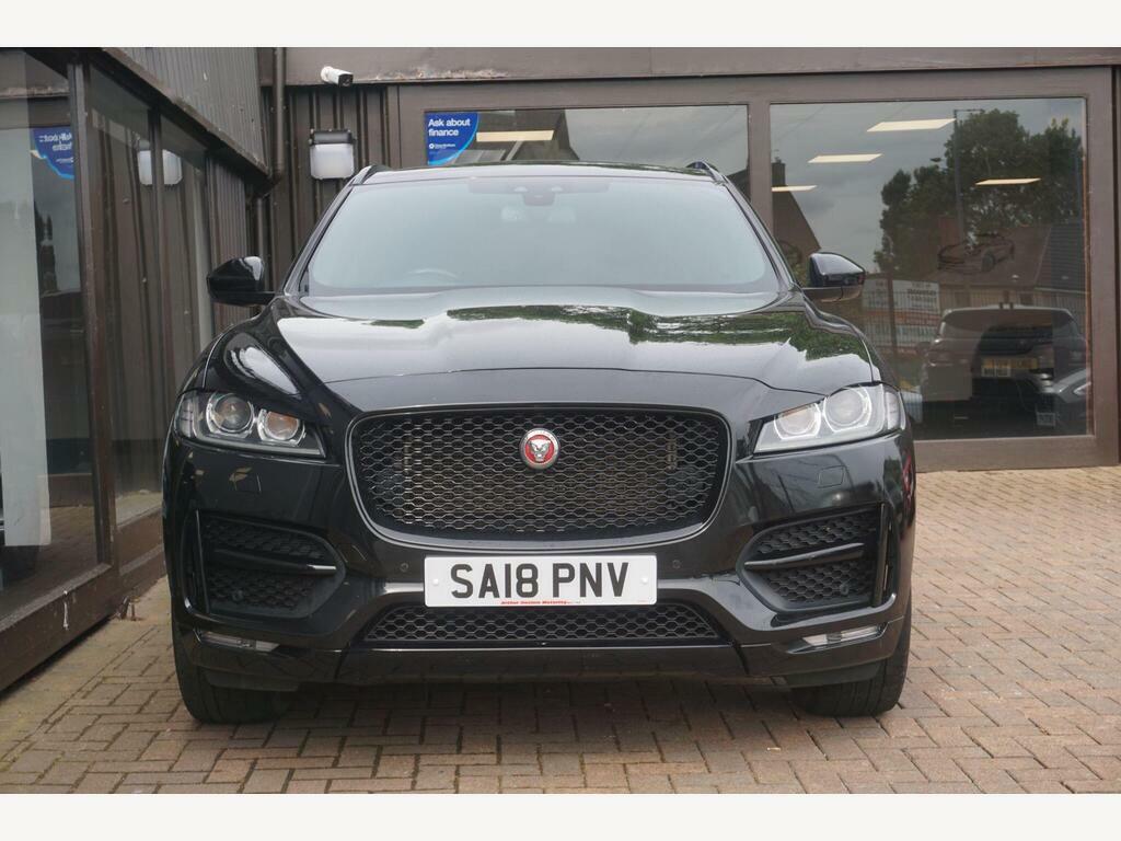 Jaguar F-Pace 2.0 D180 R-sport Awd Euro 6 S S SA18PNV Black #4