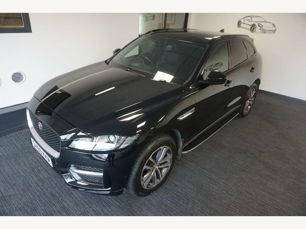 Jaguar F-Pace 2.0 D180 R-sport Awd Euro 6 S S SV69KKM Black #6