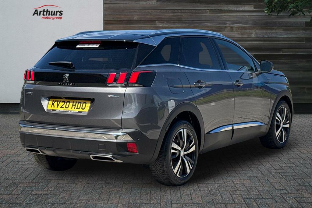 Peugeot 3008 Bluehdi Ss Gt Line KV20HDO Grey #3
