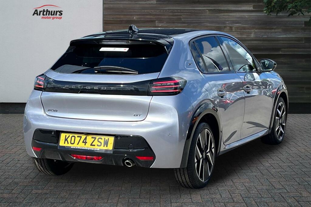 Peugeot 208 Puretech Gt Ss KO74ZSW Grey #3