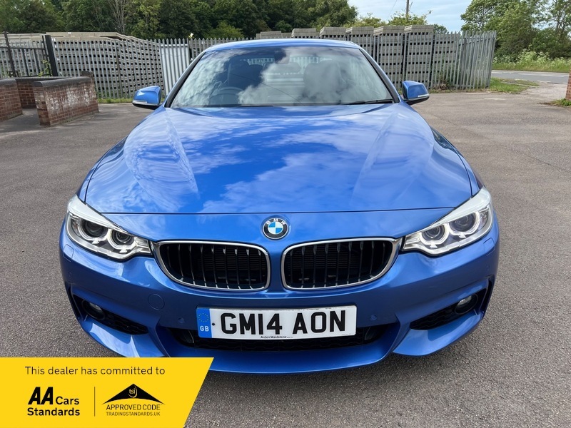 BMW 4 Series 420D M Sport Blue #2