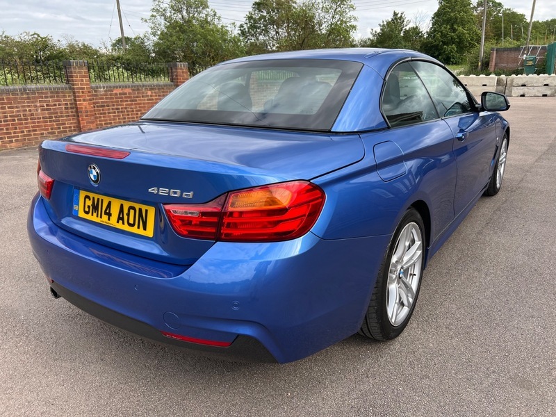 BMW 4 Series 420D M Sport Blue #5
