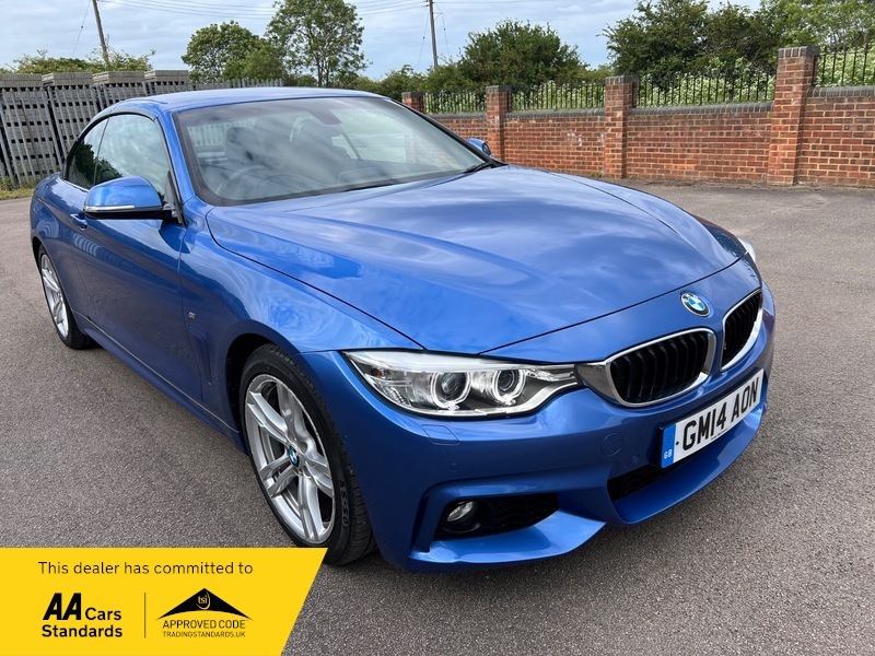 BMW 4 Series 420D M Sport Blue