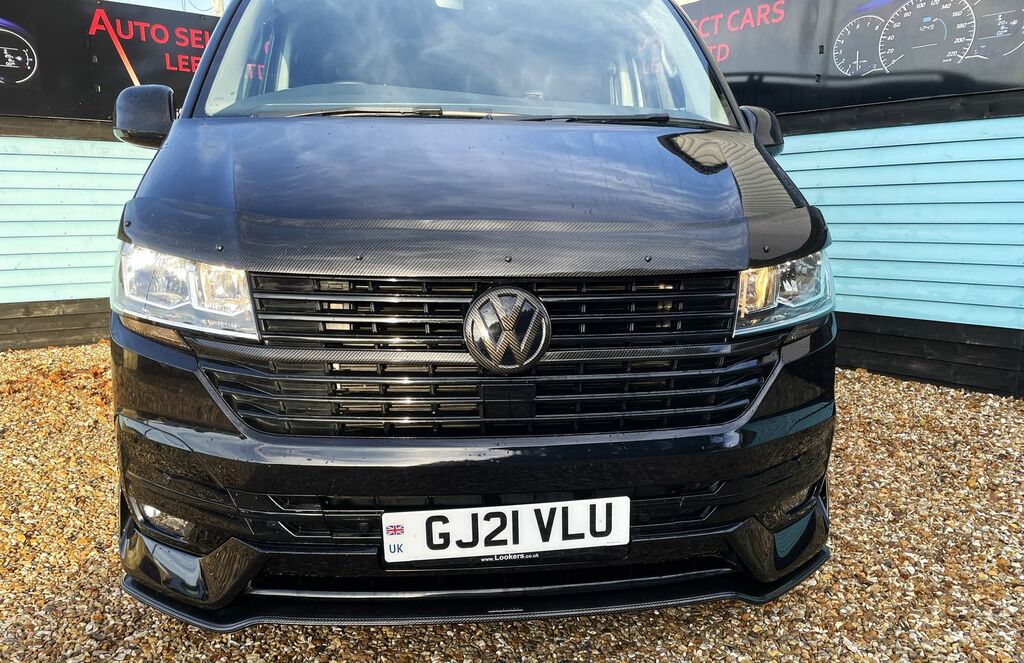 Volkswagen Transporter T6.1 2.0 Tdi T30 Highline Panel Van Man GJ21VLU Black #3