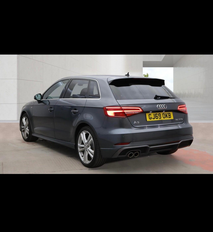 Audi A3 1.5 Tfsi Cod 35 S Line Sportback S Tronic Euro 6 GJ69OKB Grey #2