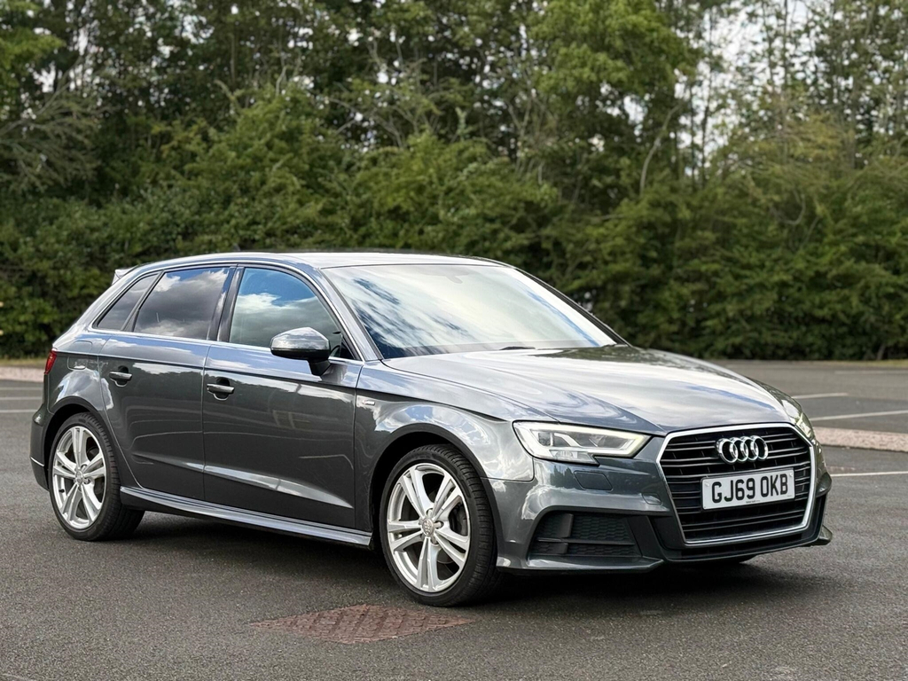 Audi A3 1.5 Tfsi Cod 35 S Line Sportback S Tronic Euro 6 GJ69OKB Grey #2