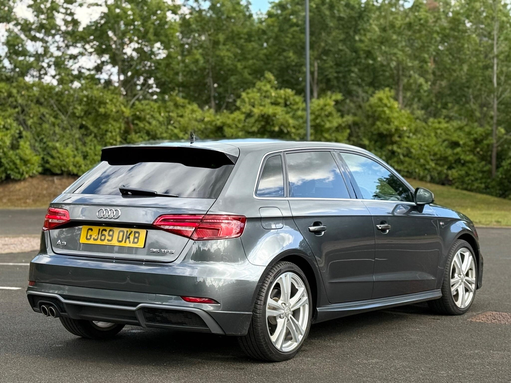 Audi A3 1.5 Tfsi Cod 35 S Line Sportback S Tronic Euro 6 GJ69OKB Grey #3