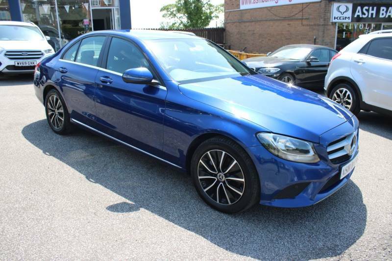 Mercedes-Benz C Class 2.0 C220d Se Saloon G-tronic Euro 6 S PF70FXE Blue #4