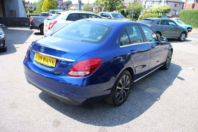 Mercedes-Benz C Class 2.0 C220d Se Saloon G-tronic Euro 6 S PF70FXE Blue #5