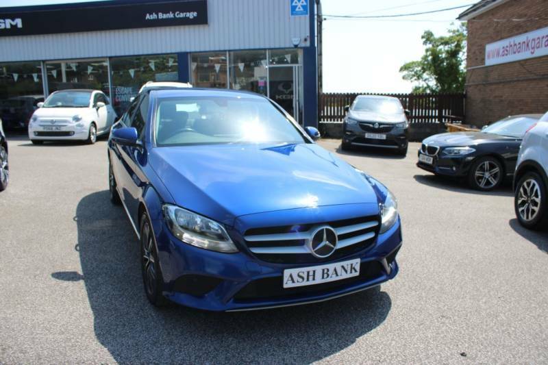 Mercedes-Benz C Class 2.0 C220d Se Saloon G-tronic Euro 6 S Blue