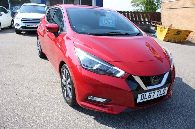 Nissan Micra 0.9 Ig-t N-connecta Hatchback Eu DL67TLO Red #3