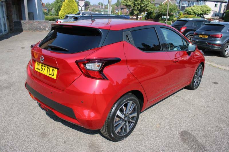 Nissan Micra 0.9 Ig-t N-connecta Hatchback Eu DL67TLO Red #5
