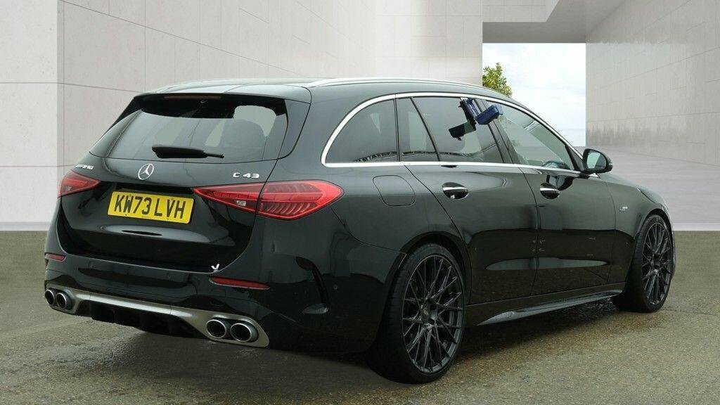 Mercedes-Benz C Class Coupe Black #4