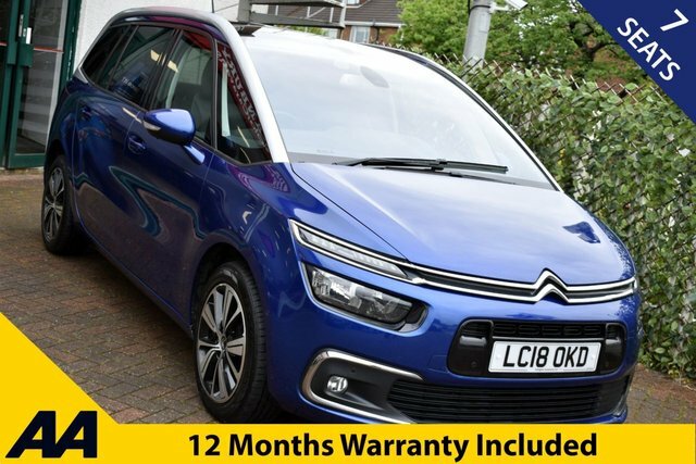 Citroen Grand C4 Picasso 2018 1.6Hdi Flair Mpv 7-Seater 6-Speed 118 Blue