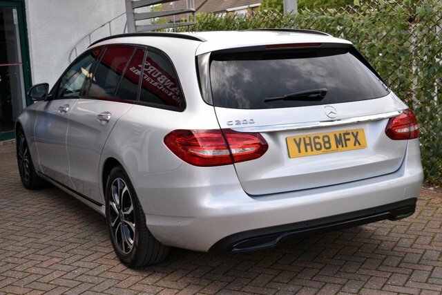 Mercedes-Benz C Class 2018 C200 Sport Premium Estate 9G-tronic 181 Silver #4