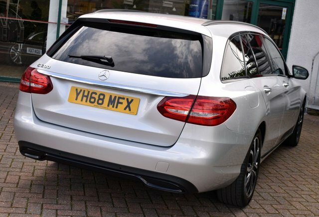 Mercedes-Benz C Class 2018 C200 Sport Premium Estate 9G-tronic 181 Silver #6