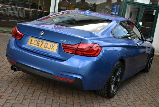 BMW 4 Series Gran Coupe 2017 420I M-sport Coupe 8-Speed 181 Bhp Euro Blue #5