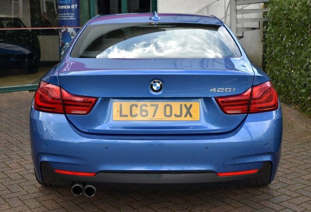 BMW 4 Series Gran Coupe 2017 420I M-sport Coupe 8-Speed 181 Bhp Euro Blue #4