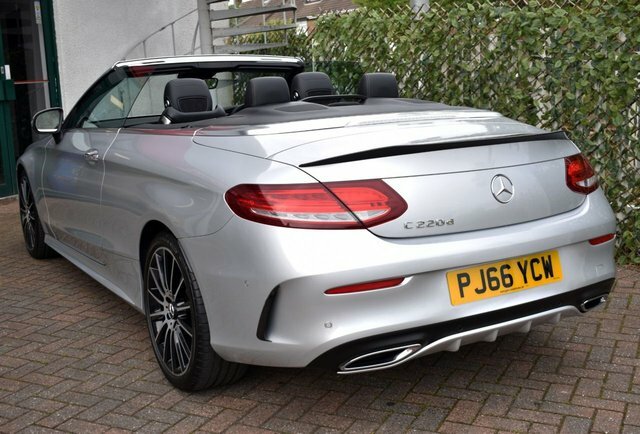 Mercedes-Benz C Class 2016 C220d Amg Line Cabriolet 9G-tronic 168 B Silver #4