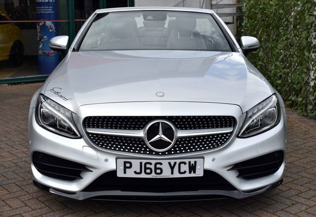Mercedes-Benz C Class 2016 C220d Amg Line Cabriolet 9G-tronic 168 B Silver #2