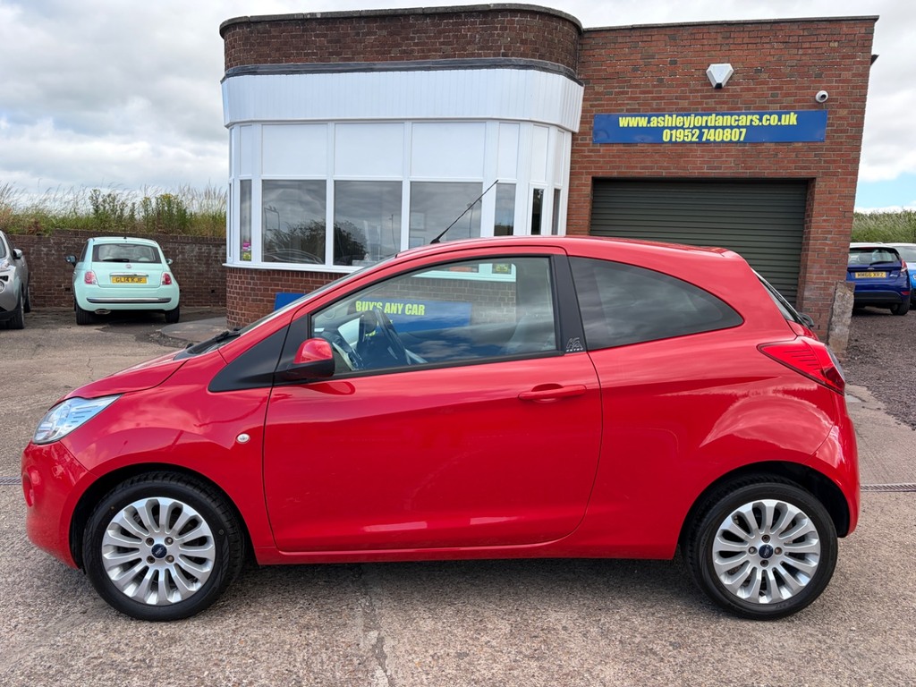 Ford KA 1.2 Zetec Very Low Mileage, 35 Tax BX13XOJ Red #2