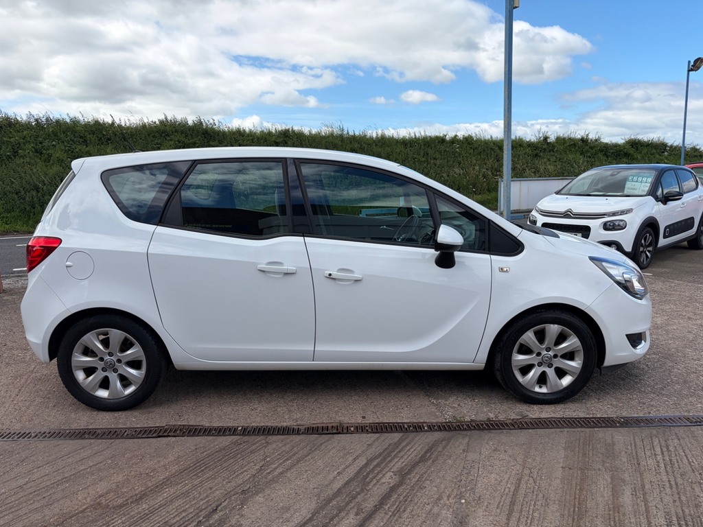Vauxhall Meriva 1.4I 16V Life Low Mileage, High Up Driving Pos SE66WML White #4
