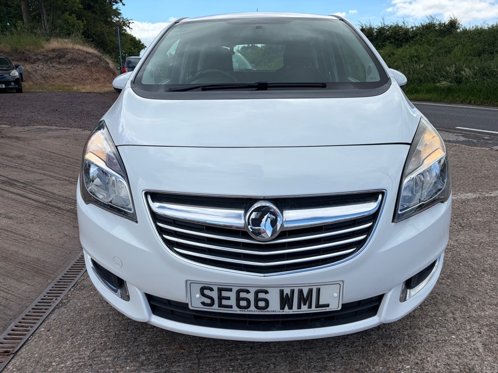 Vauxhall Meriva 1.4I 16V Life Low Mileage, High Up Driving Pos SE66WML White #5