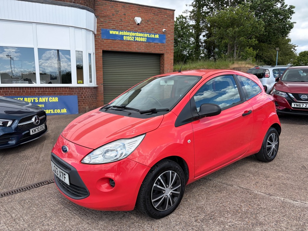 Ford KA 1.2 Studio Very Low Mileage, Low Insurance Gro Red