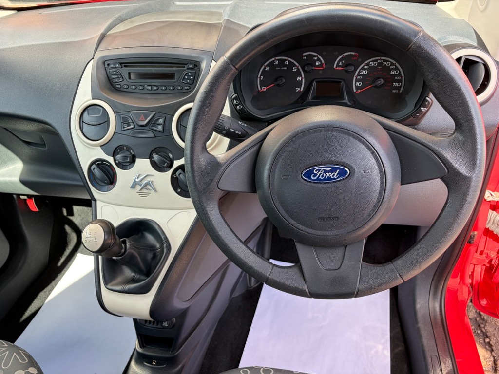 Ford KA 1.2 Studio Very Low Mileage, Low Insurance Gro Red #5