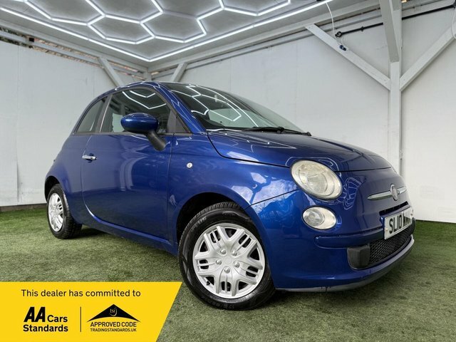Fiat 500 2010 1.2 Pop Euro 4 Blue