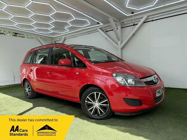 Vauxhall Zafira 2014 1.8 16V Exclusiv Euro 5 Snav Red
