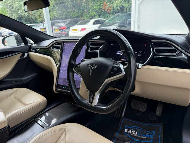 Tesla Model S 75D 380Kw 69Kwh Dual Motor Cream Beige Le Black #16