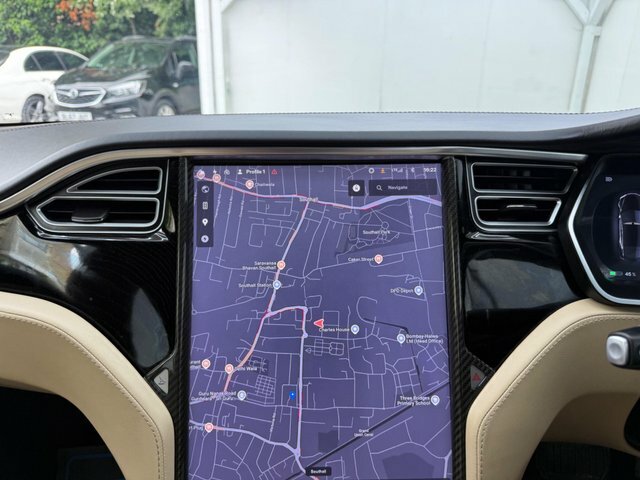 Tesla Model S 75D 380Kw 69Kwh Dual Motor Cream Beige Le Black #30
