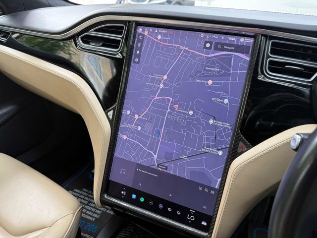 Tesla Model S 75D 380Kw 69Kwh Dual Motor Cream Beige Le Black #43