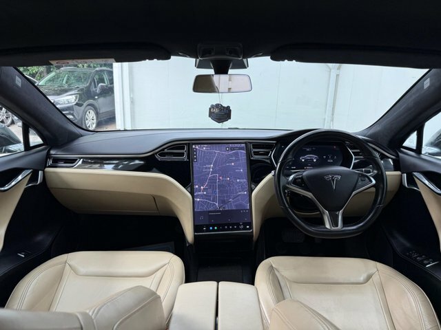 Tesla Model S 75D 380Kw 69Kwh Dual Motor Cream Beige Le Black #29
