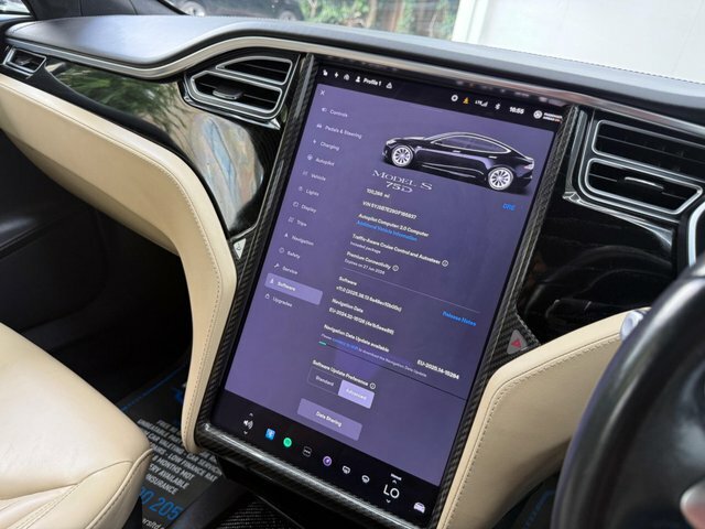 Tesla Model S 75D 380Kw 69Kwh Dual Motor Cream Beige Le Black #55