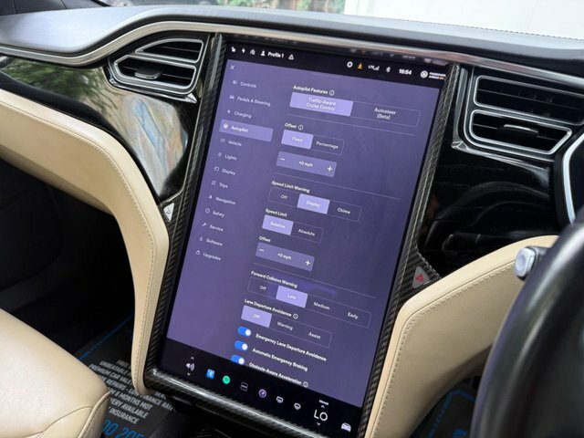 Tesla Model S 75D 380Kw 69Kwh Dual Motor Cream Beige Le Black #47