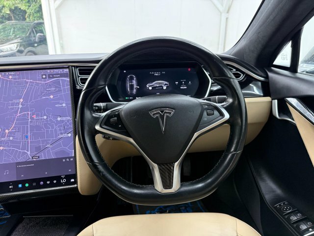 Tesla Model S 75D 380Kw 69Kwh Dual Motor Cream Beige Le Black #33