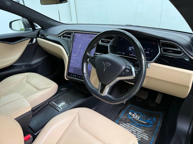 Tesla Model S 75D 380Kw 69Kwh Dual Motor Cream Beige Le Black #3