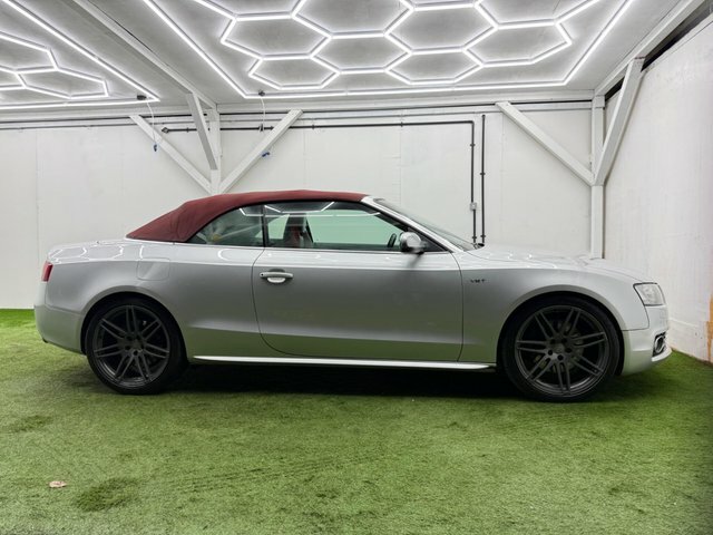 Audi S5 2010 3.0 Tfsi V6 Cabriolet S Tronic Quattro Euro 5 Silver #5
