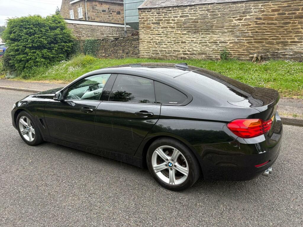 BMW 4 Series Gran Coupe Hatchback 2.0 420D Se Euro 6 Ss 2016 YG66FDV Black #2