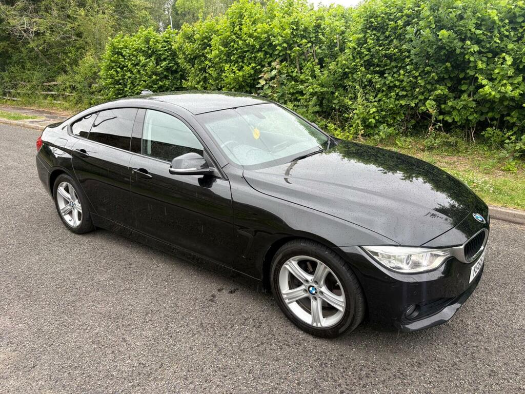 BMW 4 Series Gran Coupe Hatchback 2.0 420D Se Euro 6 Ss 2016 YG66FDV Black #4